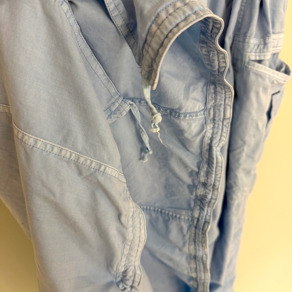 DAILY PRACTICE x ANTHROPOLOGIE Sky High Midi Dress in Sky Blue - Picture 8 of 11